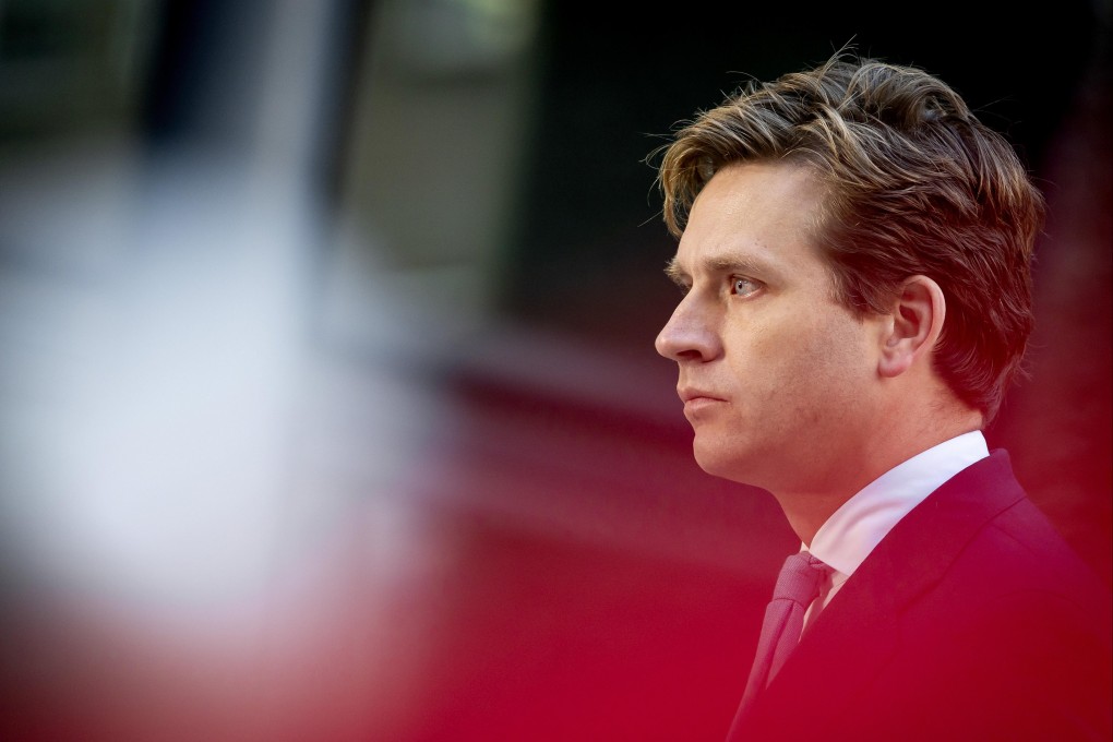 Dutch economy minister Vincent Karremans arrives for a cabinet meeting in The Hague, Netherlands, on November 7. Photo: EPA