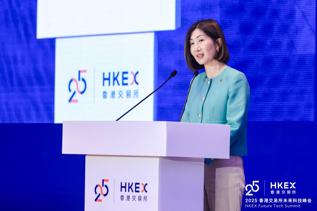 The HKEX Tech 100 Index “covers the leading innovative sectors in our listed issuer universe that have transformed the DNA of Hong Kong’s markets”, says HKEX CEO Bonnie Chan. Photo: Handout