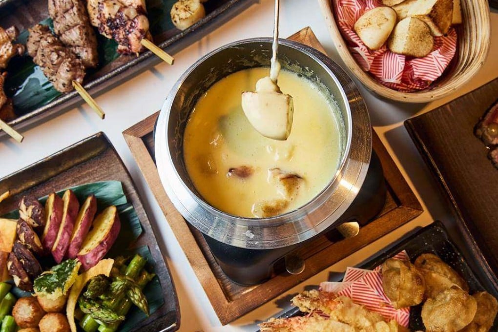 Zoku’s sukiyaki cheese fondue in Hong Kong. Photo: Handout