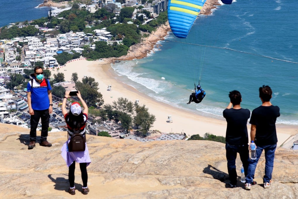 Dragon’s Back in Shek O is a popular spot. Photo: Dickson Lee