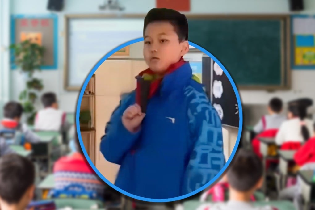 A bullied nine-year-old boy in China turned the tables on his tormentors by making a powerful and emotional speech in class that reduced them to tears. Photo: Shutterstock/Douyin