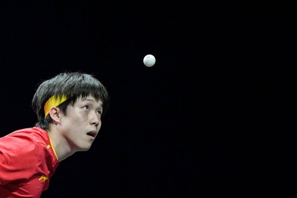 Chinese world champion Wang Chuqin will face Japan’s Sora Matsushima, who won their last meeting in October. Photo: AFP