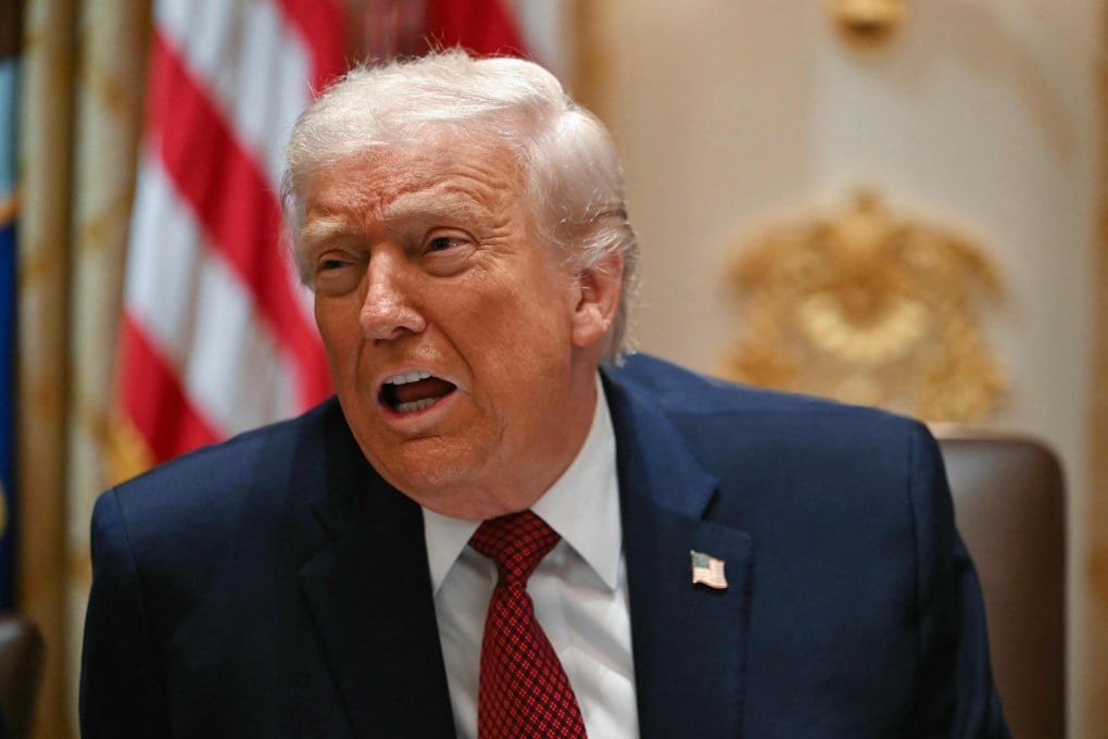 US President Donald Trump speaks during an event at the White House on Monday. Photo: AFP