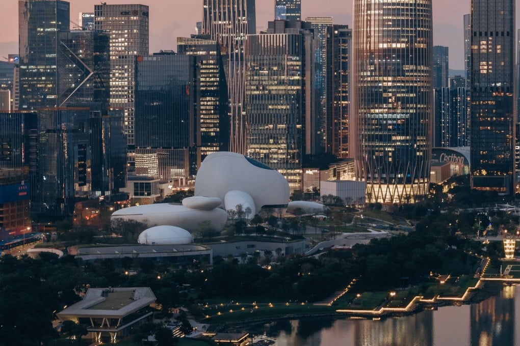 The Shenzhen Bay Culture Square, nicknamed the “Airpod Building”, opened in November 2025 and is intended to cement Shenzhen’s status as a global capital of design and innovation. Photo: courtesy of MAD Architecture Studio