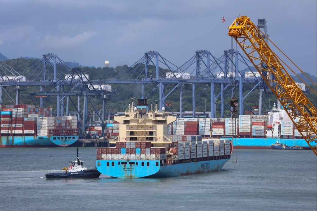 A container ship arrives at the Port of Balboa in Panama City, Panama, on October 27. Latin America has emerged as a focal point in the competition between Washington and Beijing. Photo: EPA