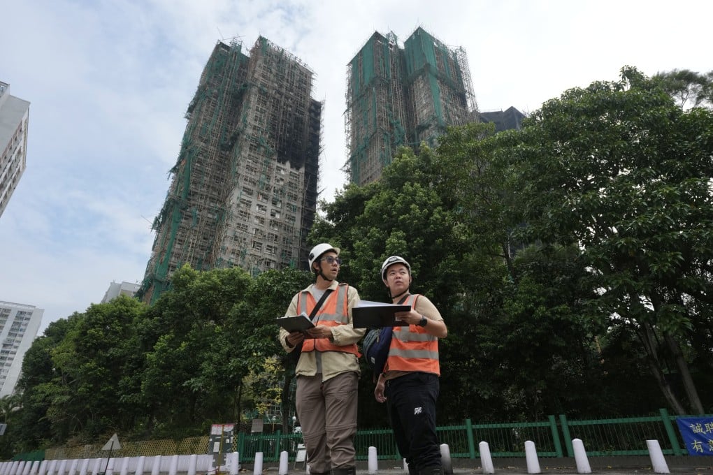 Hong Kong authorities will announce new requirements for contractors to sample and certify the city’s scaffolding nets as early as Thursday, the Post has learned.Photo: Karma Lo