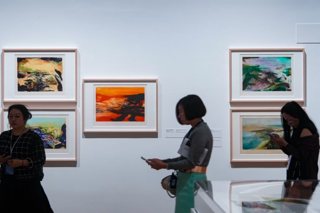 Works by the late Chinese-French artist Zao Wou-Ki take centre stage at Hong Kong’s M+ museum this month. Photo: Sam Tsang