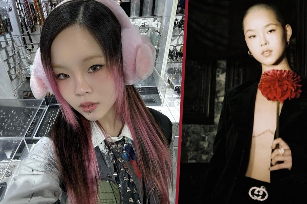 A member of the Xtraordinary Girls J-pop group has announced her identification as transmasculine non-binary after undergoing breast removal surgery, sparking a mixed online reaction. Photo: SCMP composite/X.com/IG@cocona_xg