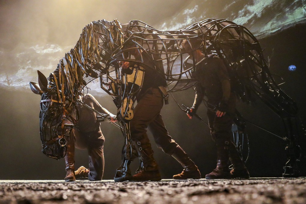 A scene from War Horse, performed at the Hong Kong Academy for Performing Arts in 2019. The award-winning British play is one of many artworks made over the centuries with a strong equine focus. Photo: Winson Wong