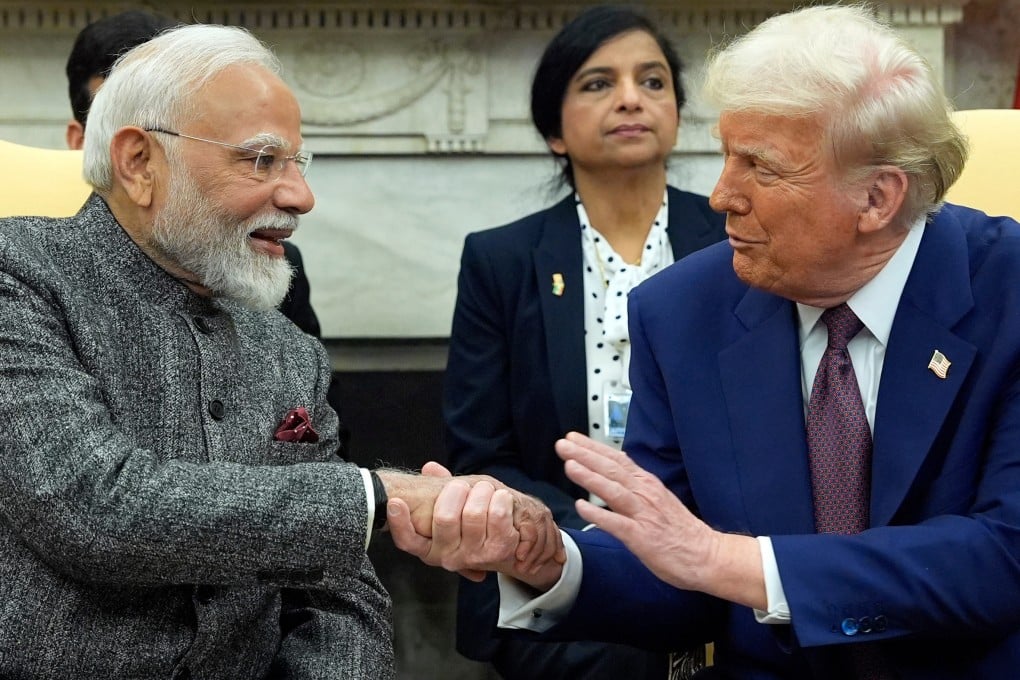 Indian Prime Minister Narendra Modi and US President Donald Trump enjoyed a friendly phone call on Thursday, but a trade deal between the two countries is still some way off. Photo: AP