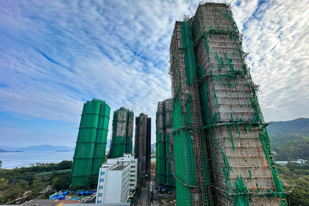 The aftermath of the deadly fire at Wang Fuk Court in Tai Po. Photo: Jelly Tse