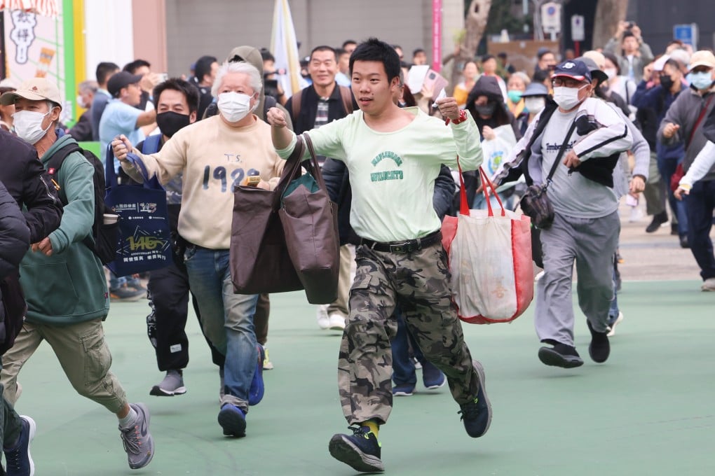Shoppers on the first day of the 59th edition of the Hong Kong Brands and Products Expo at Victoria Park. Photo: Edmond So