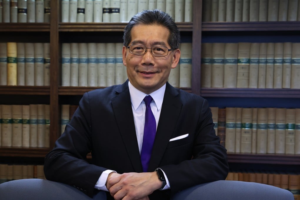 Hong Kong former secretary for commerce and economic development Gregory So, pictured here in his Causeway Bay office in 2023. Photo: K. Y. Cheng