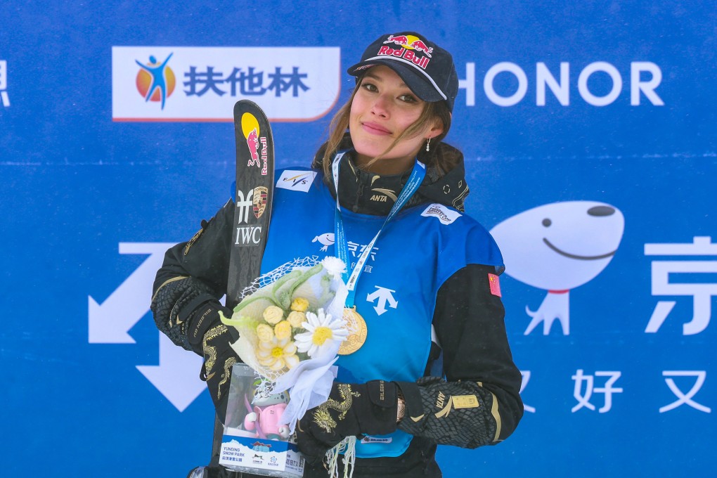 Eileen Gu’s win on Saturday came just a week after she claimed gold in the inaugural Snow League Freeski competition at the same venue. Photo: Getty Images