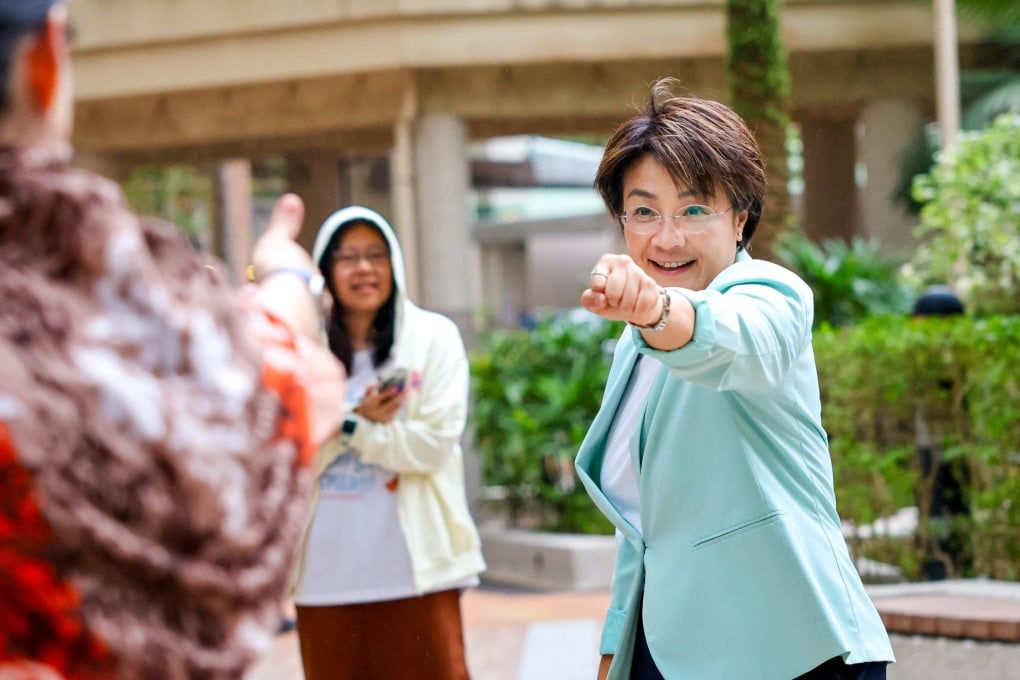 Newly elected lawmaker Christine Fong says she appreciates she can now directly engage with government officials and will be pragmatic instead of “just ranting”. Photo: Nora Tam