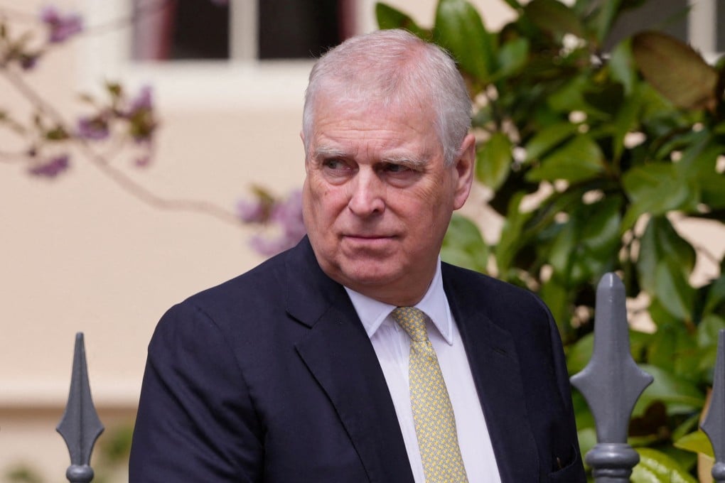 Andrew Mountbatten-Windsor looks on as he leaves after attending the Easter Matins Service at St George’s Chapel, Windsor Castle, in April. Photo: Reuters