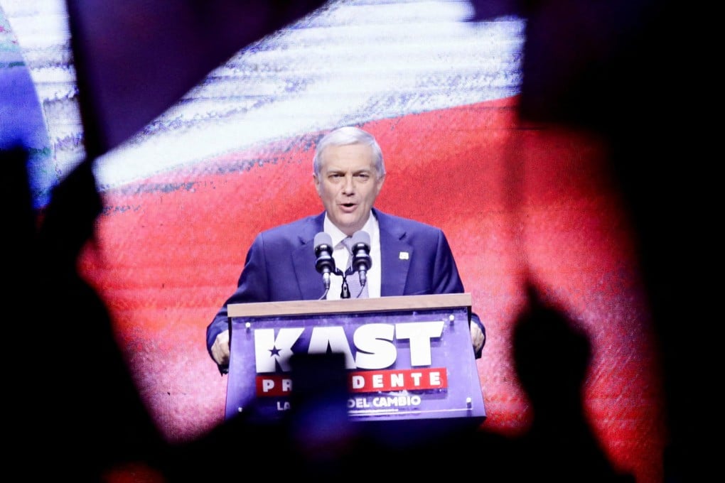 Jose Antonio Kast after winning the presidential run-off election. Photo: Reuters