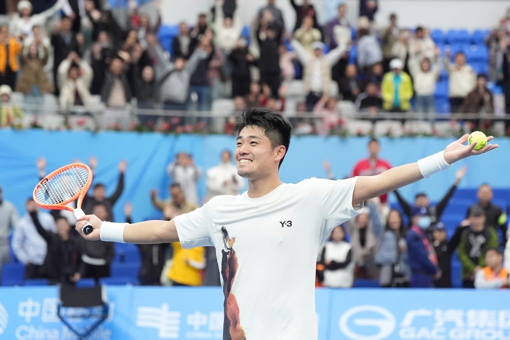 Chinese tennis star Wu Yibing hopes Hong Kong will bring him “good luck”. Photo: Xinhua
