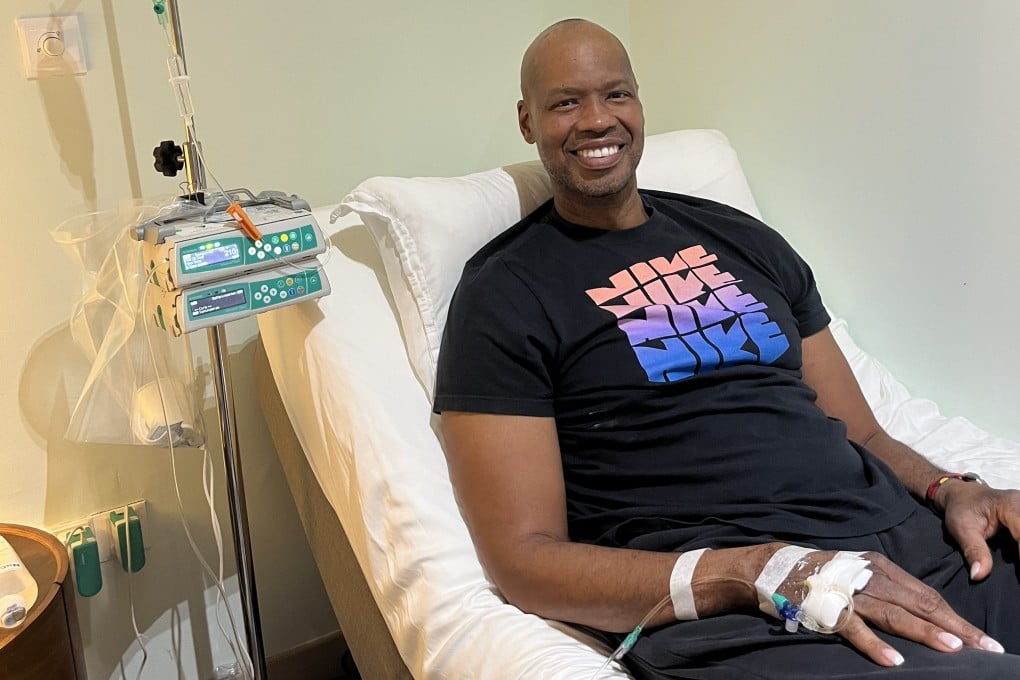 Ex-NBA player Jason Collins, who is in Singapore for an experimental brain cancer treatment, has identified the city state as the quickest way to get the treatment. Photo: Jean Iau