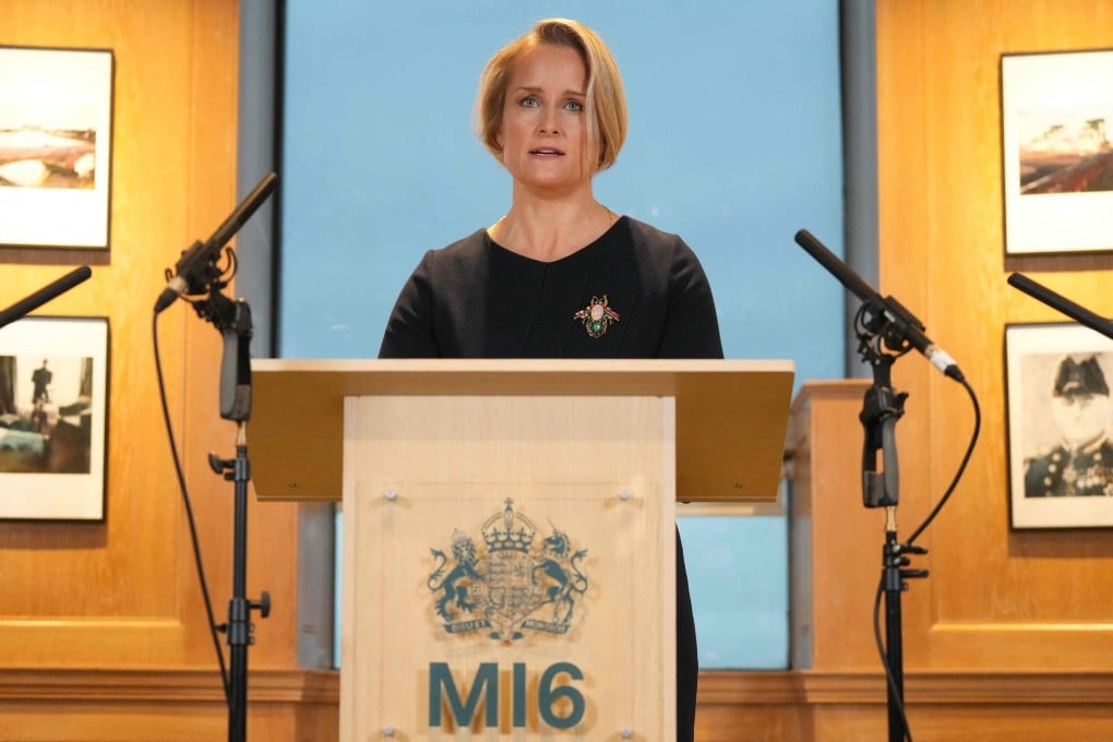 The new head of Britain’s MI6, Blaise Metreweli makes her first public speech in London on Monday. Photo: AFP