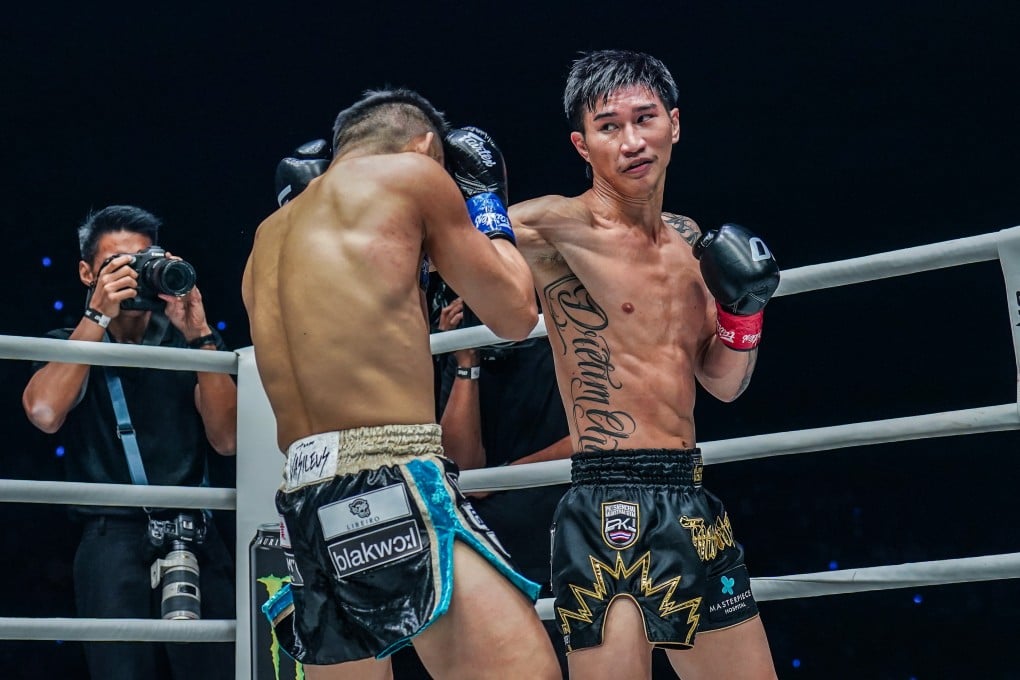 Tawanchai PK Saenchai (right) believes his pursuit of kickboxing gold is back on track. Photo: Handout