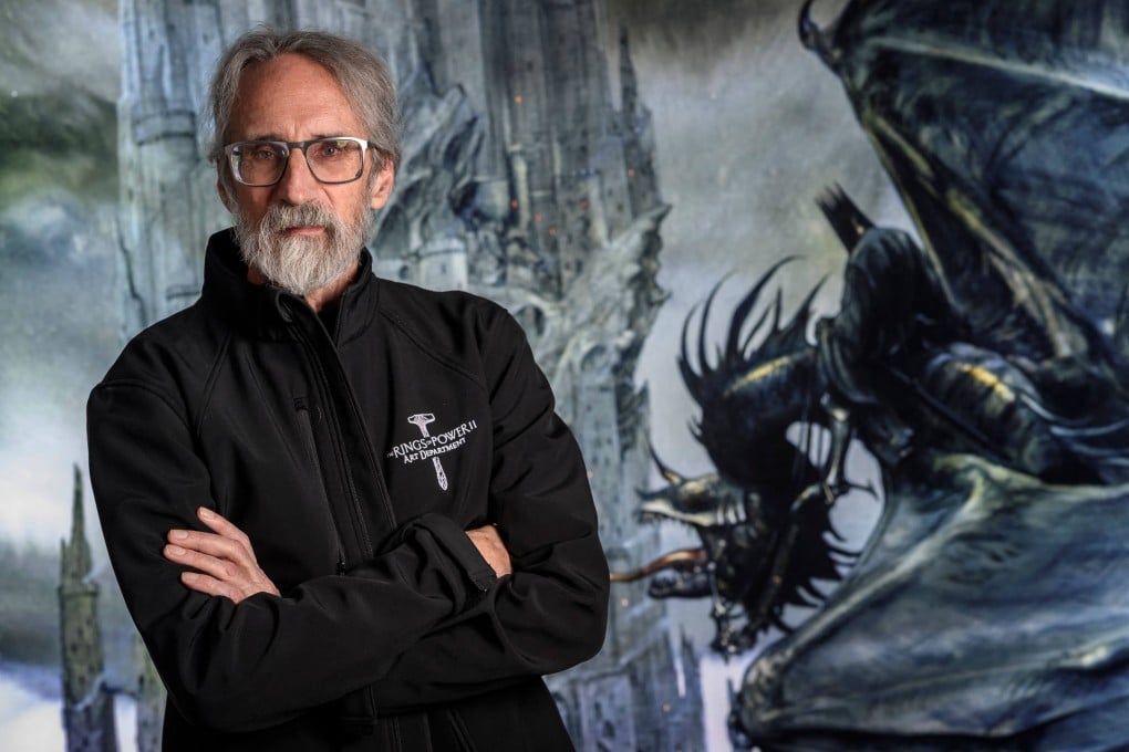 Illustrator John Howe poses at La Tour du Fantastique (“The Tower of Fantasy”), a new museum in Neuchâtel, western Switzerland, on December 9, 2025. The 68-year-old is famed for his interpretation of Tolkien’s literary work, which ultimately saw him serve as a concept artist on movie trilogies The Lord of the Rings and The Hobbit. Photo: AFP