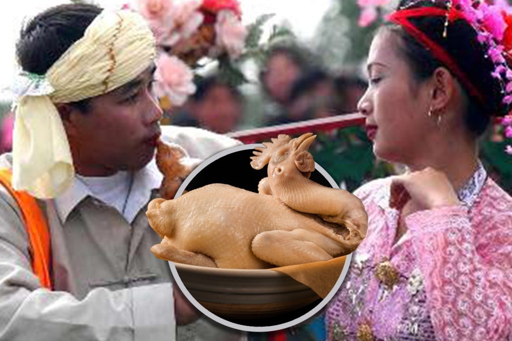 We explain why women from China’s Dai ethnic minority group use chickens as a matchmaking tool. Photo: SCMP composite/Shutterstock/Sina