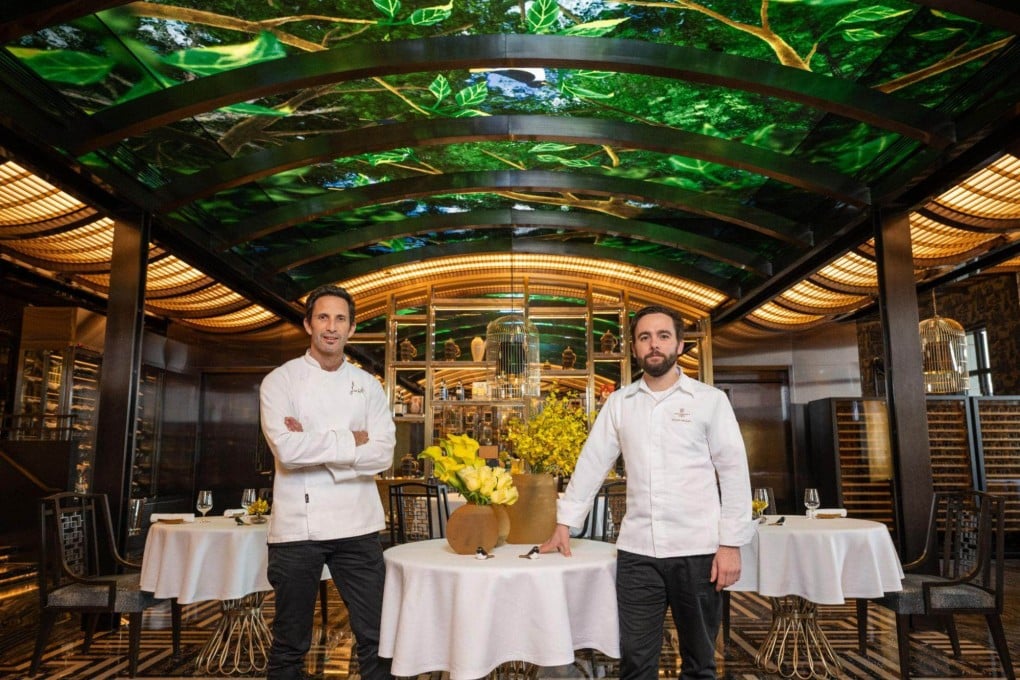 At Mesa by José Avillez, the restaurant’s namesake chef (left) works closely with head chef Herlander Fernandes to craft a menu that reinterprets Portuguese cuisine for international diners in Macau.