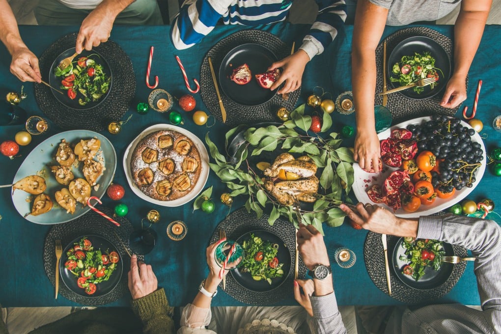 Experts suggest plant-forward dishes, lighter desserts and savouring meals for a healthier way to enjoy the festive period. Photo: Shutterstock