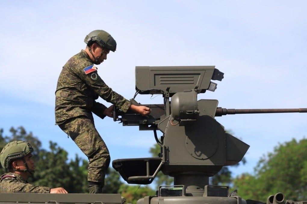 Soldiers from the Armour Division operate the Cobra system during a demonstration in Camp O’Donnell, Capas, Tarlac on Thursday. Photo: Philippine Army