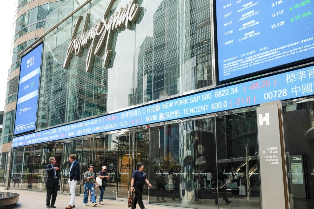 The Hong Kong Exchange Square building. Photo: Getty