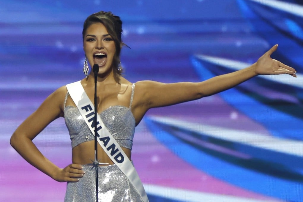 Miss Finland Sarah Dzafce competes during the Miss Universe pageant on the outskirts of Bangkok, Thailand, in November. Photo: EPA