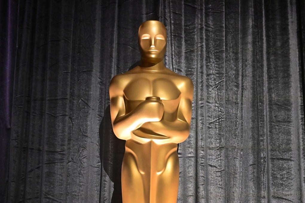 An Oscar statue is seen during a preview of the 97th Annual Academy Awards Governors Ball in Los Angeles in February. Photo: TNS