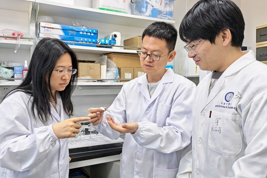 Chinese scientists have had a huge breakthrough in brain-computer interfacing technology, allowing a paralysed man to control smart wheelchairs and robotic dogs with his mind. Photo: Handout