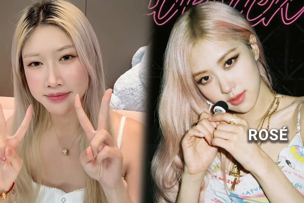 A Chinese influencer has triggered controversy by impersonating Blackpink’s Rosé at a pop-up event, reigniting a debate about the boundaries between fandom and celebrity identity. Photo: SCMP composite/IG@roses_are_rosie/Rednote