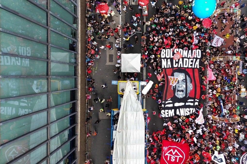 The bill provoked protests in cities across Brazil on Sunday. Photo: AFP