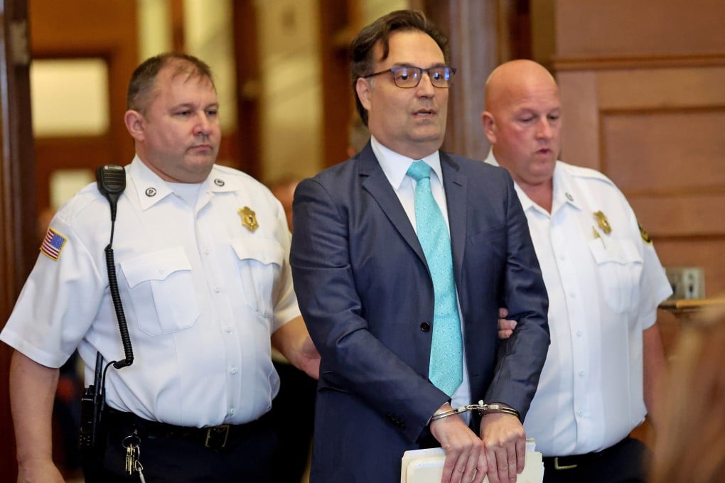 Brian Walshe is led into a hearing in Dedham, Massachusetts, in October 2024. Photo: TNS