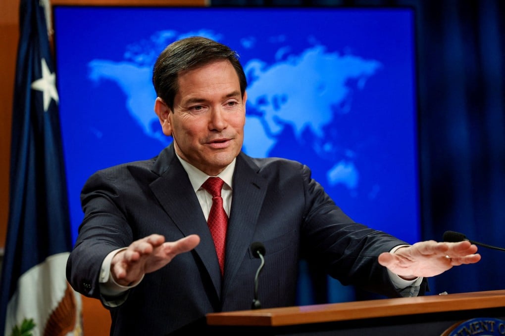 US Secretary of State Marco Rubio during his end-of-year press conference at the State Department on Friday. Photo: Reuters