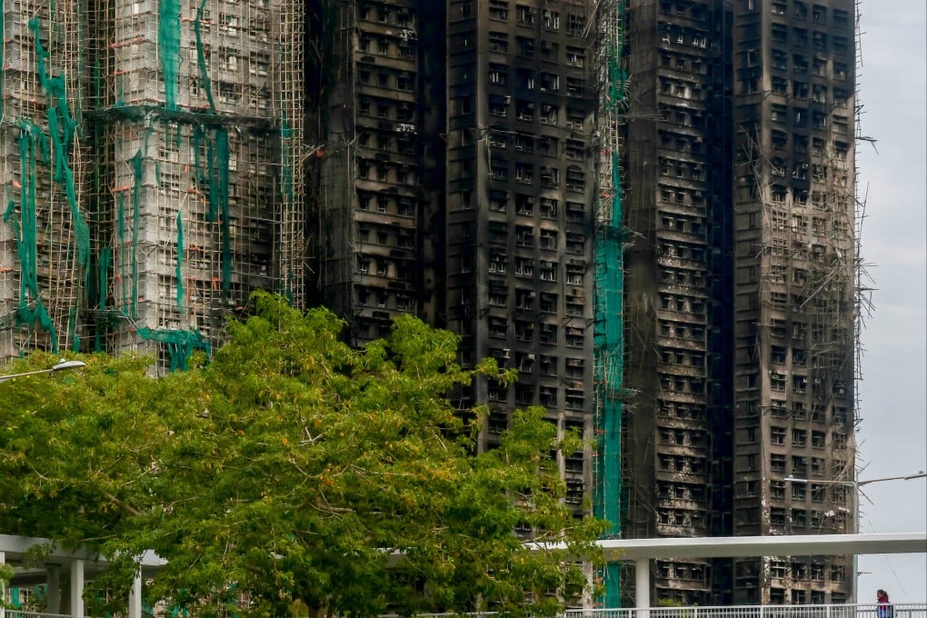 Hong Kong will provide an annual subsidy of HK$150,000 to each flat owner affected the Tai Po blaze, to help them rent homes in the private market. Photo: Jonathan Wong