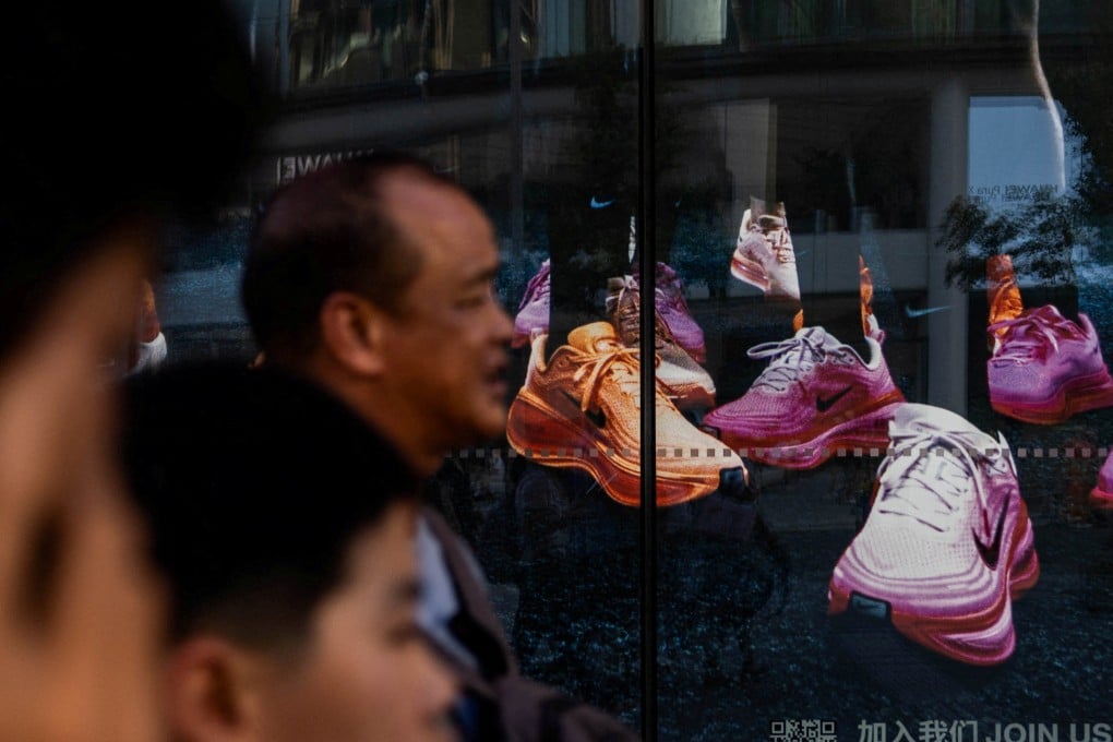 Walk on by: changing tastes and the growing allure of home-grown brands mean that sports apparel giants like Nike are struggiing in China. Photo: Reuters