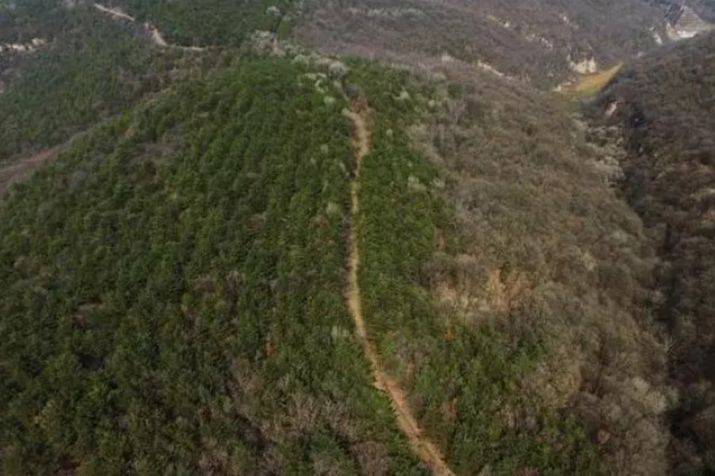 A previously identified section of the road. Archaelogists are slowly piecing togther the whole route. Photo: Handout