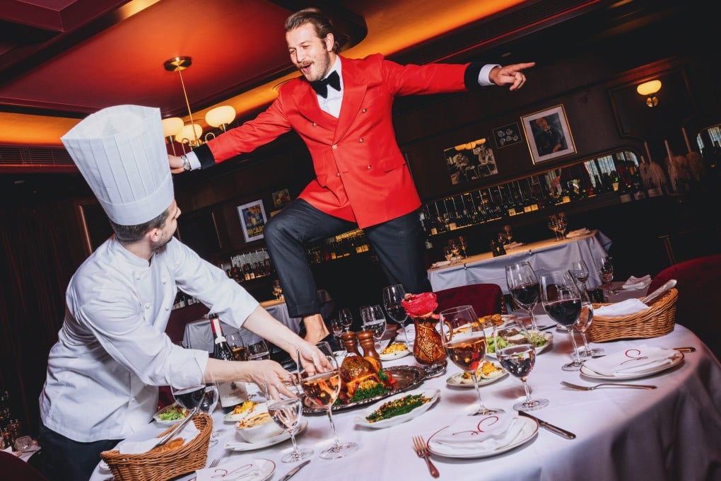 Marc Hofmann (right), co-founder of Jean-Pierre, with chef de cuisine John Troupis. Photo: Jocelyn Tam
