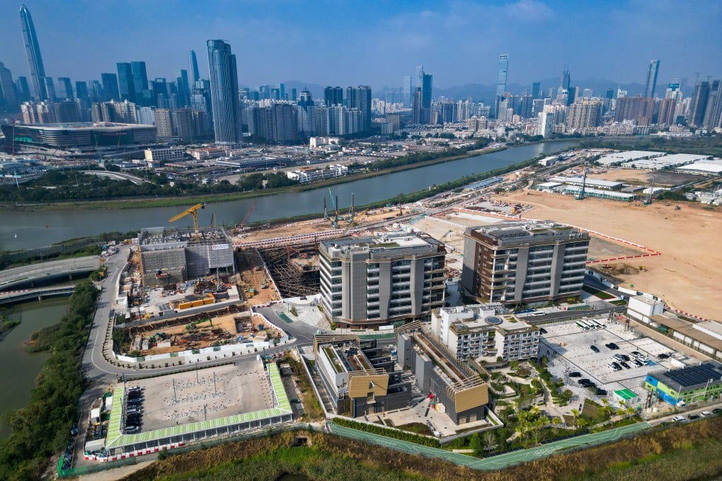An aerial view of the Hong Kong-Shenzhen Innovation and Technology Park, located in the Northern Metropolis. Photo: Eugene Lee