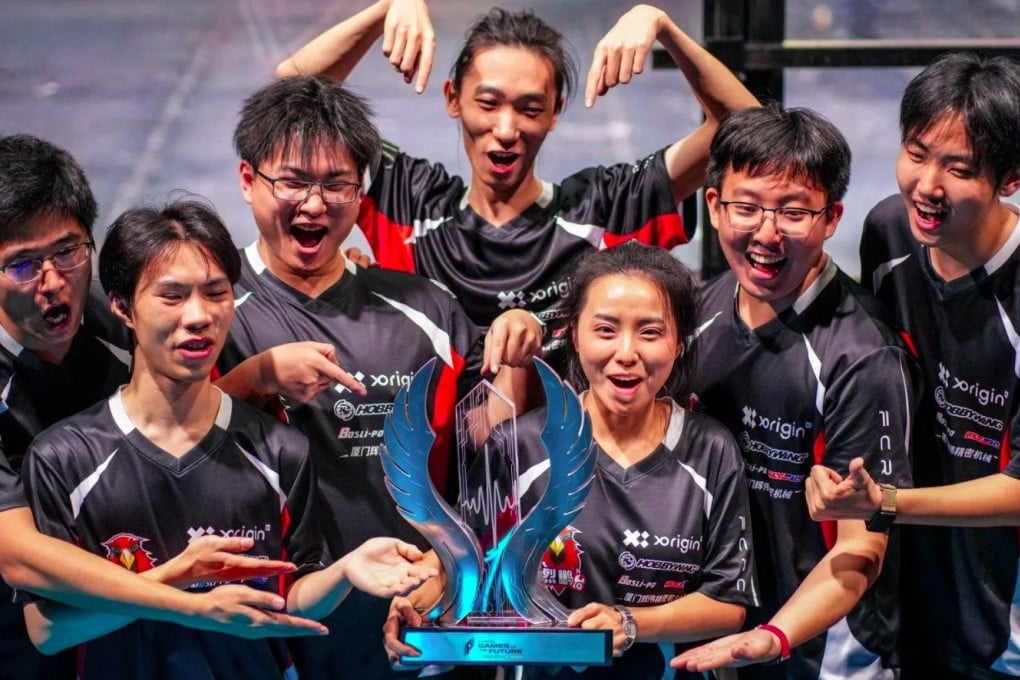 Chinese team Fierce Roc was crowned champion of Battle of the Robots at the Games of the Future Abu Dhabi 2025. Phoo: Handout