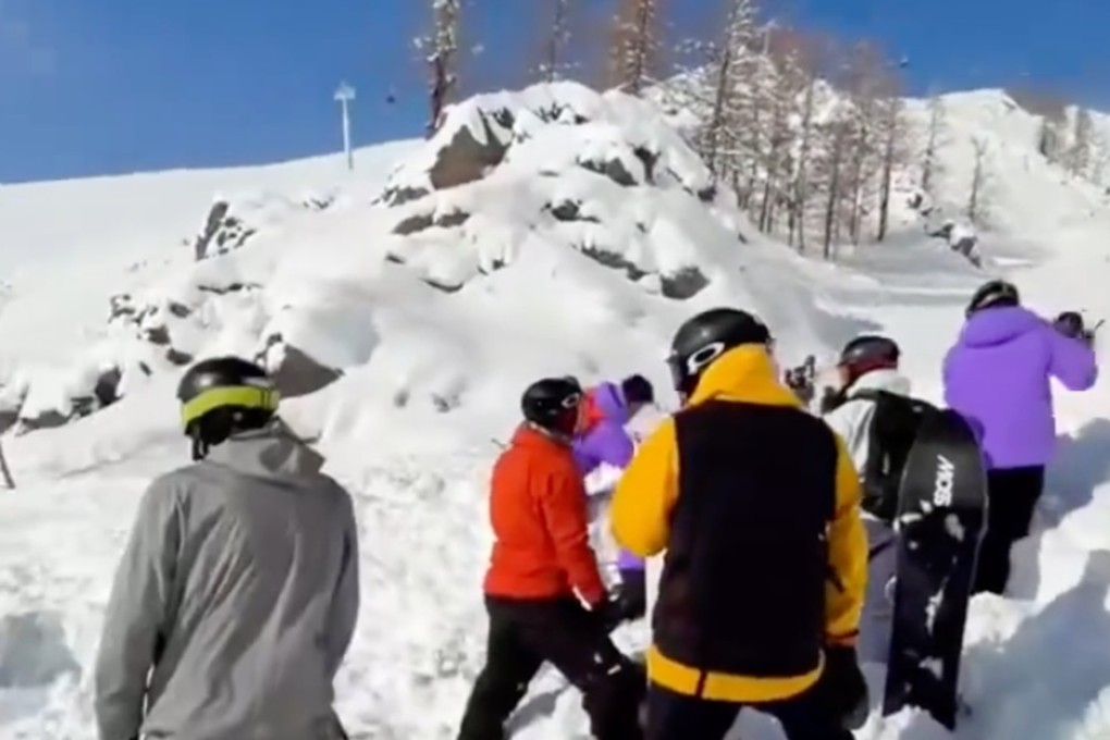 The Hongkonger was killed in the avalanche at the skiing destination in Xinjiang last week. Photo: Weibo