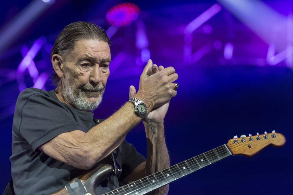 British musician Chris Rea performs on stage in Basel, Switzerland in 2017. The singer died on Monday at the age of 74. Photo:  EPA
