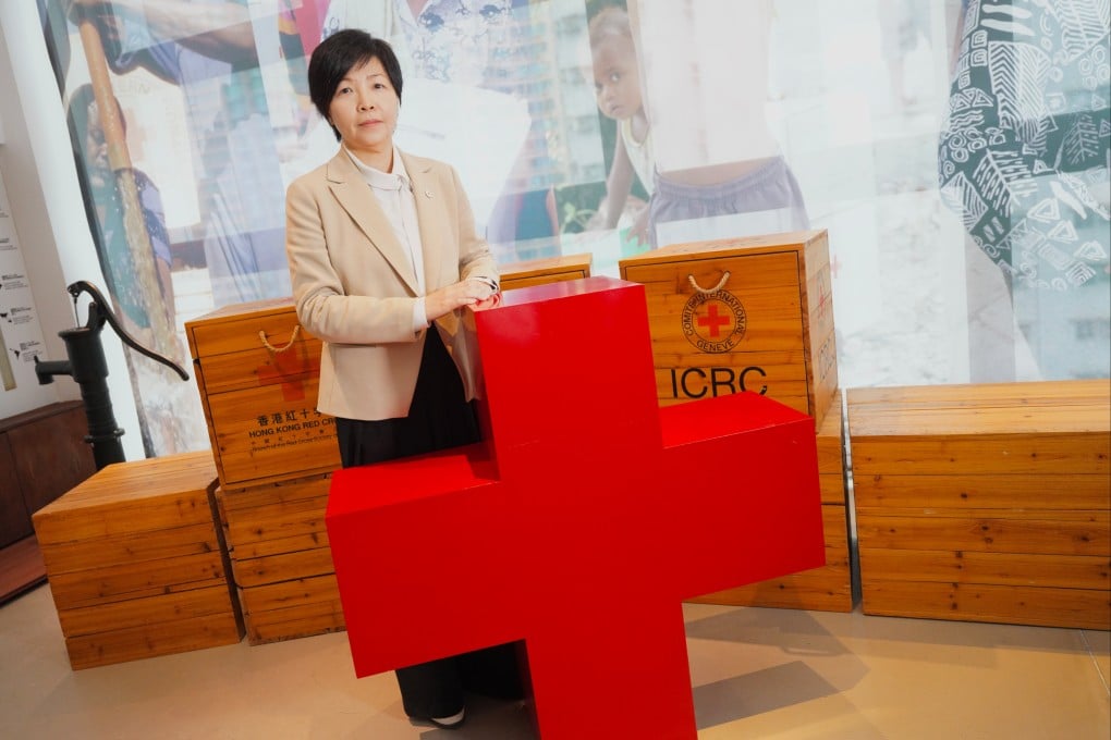 CEO Bonnie So says the Hong Kong Red Cross has raised HK$420 million. Photo: Karma Lo