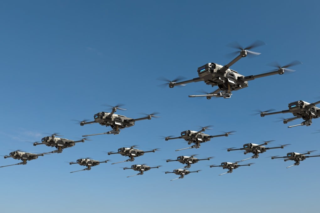 Concentrated drone formations in wartime are capable of “forcing the enemy into a state of exhaustion and passive defence”, PLA Daily article says. Photo: Shutterstock