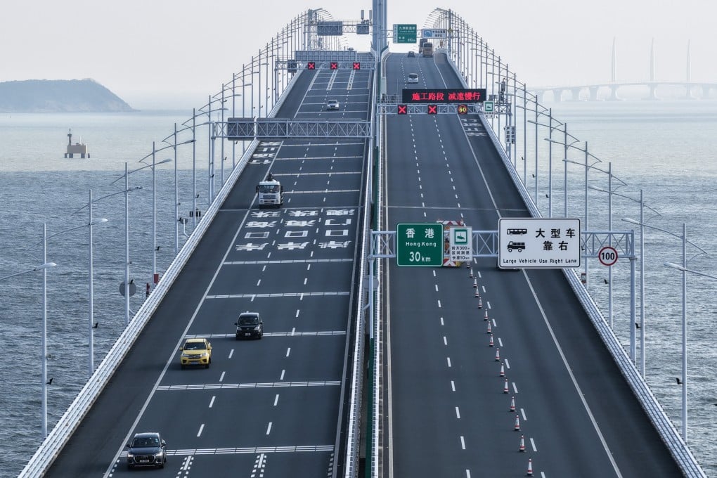 The Hong Kong-Zhuhai-Macau Bridge. Photo: Xinhua