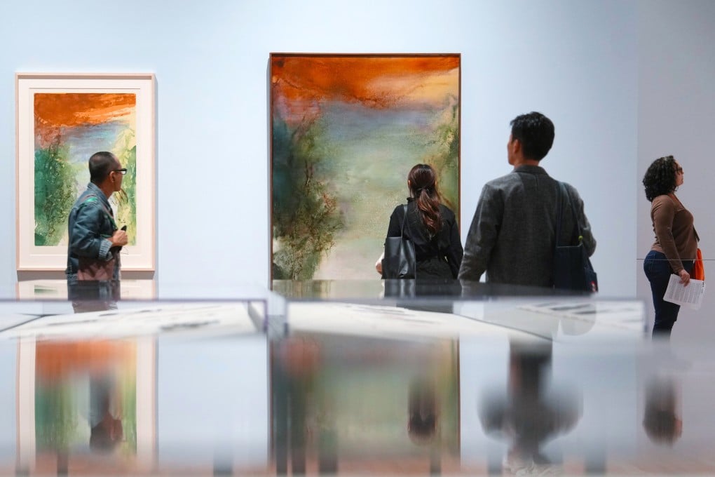 “Zao Wou-Ki: Master Printmaker” show highlights the artist’s signature fusion of Eastern and Western aesthetics. Photo: Sam Tsang